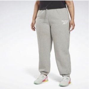NWT Reebok Women's Identity BL Fleece Pants, Plus Size 2X New w/Tag